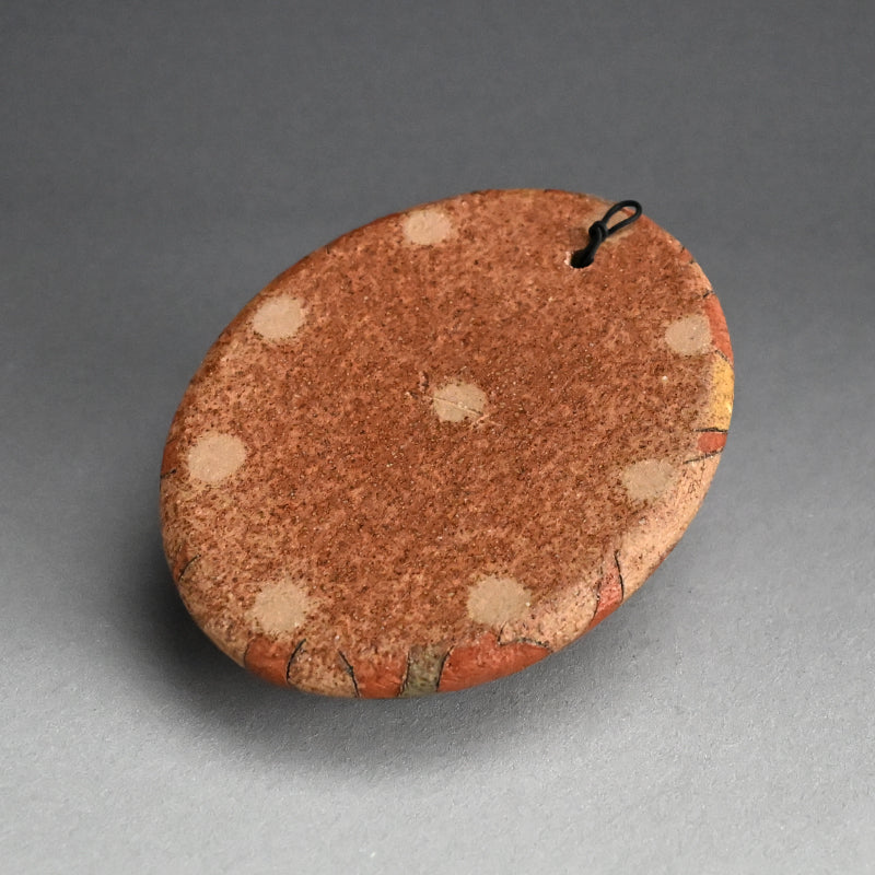 Organic Kakehana Wall Vase ー加古 勝己 “掛花入 風刻”