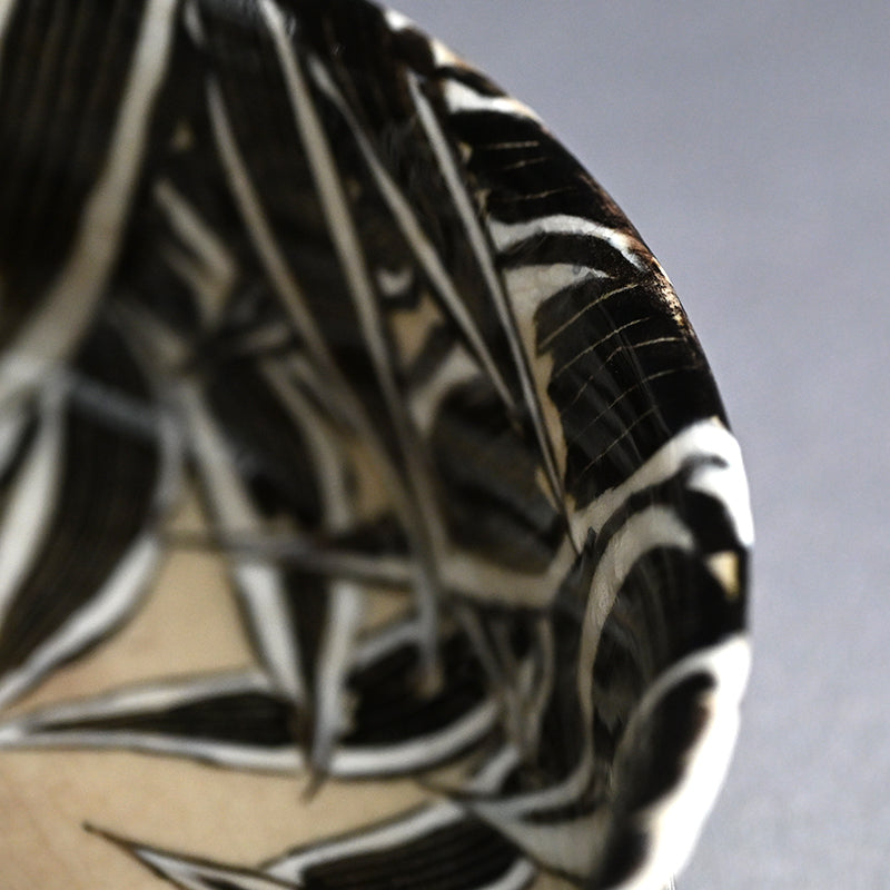 Spectacular Bamboo Grass Design Awata Basin ー井上 柏山 "五鶯丼"