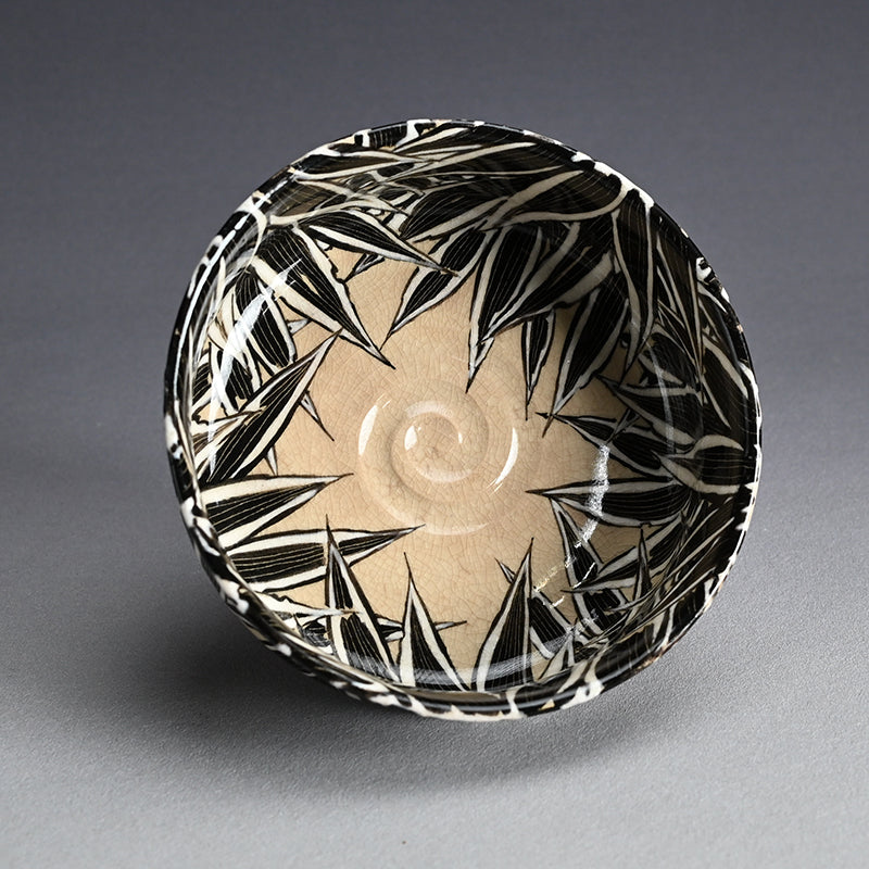 Spectacular Bamboo Grass Design Awata Basin ー井上 柏山 "五鶯丼"