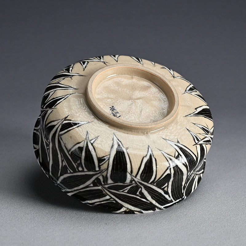Spectacular Bamboo Grass Design Awata Basin ー井上 柏山 "五鶯丼"