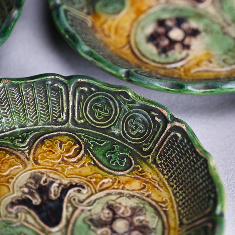 Edo period Gennai Yaki 10 plate set
