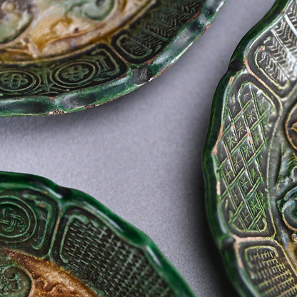 Edo period Gennai Yaki 10 plate set