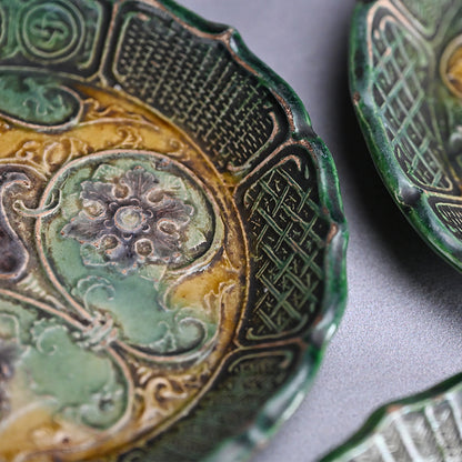 Edo period Gennai Yaki 10 plate set