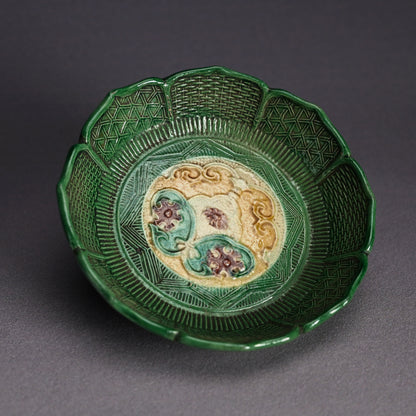 Antique Japanese Edo p. Gennai Yaki 8 pc. Dish Set
