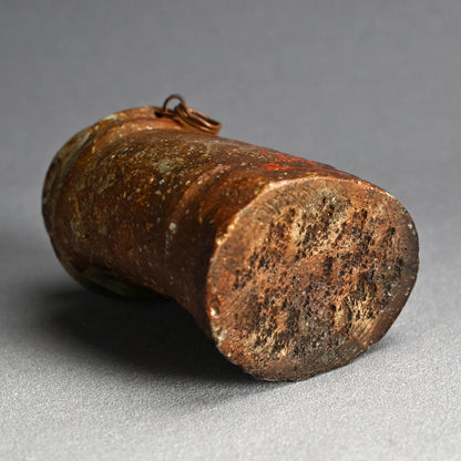 16th-17th c. Iga Kakehana Hanging Tea Room Vase ー山田 宗徧 “伊賀旅枕 掛花“