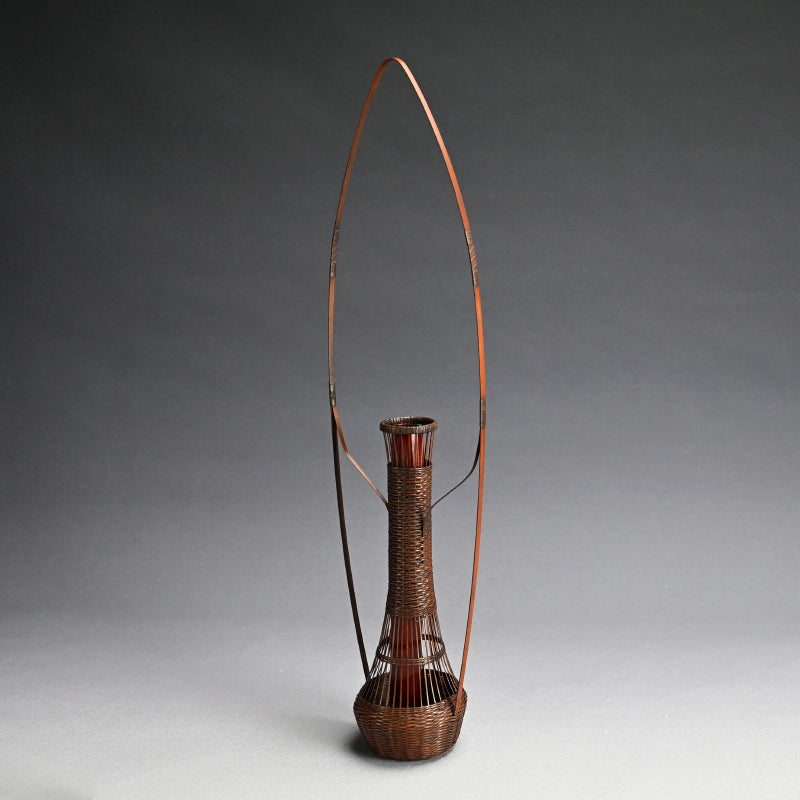 Elegant Japanese Ichirin Bamboo Basket ー森上 仁