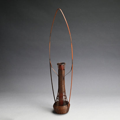 Elegant Japanese Ichirin Bamboo Basket ー森上 仁
