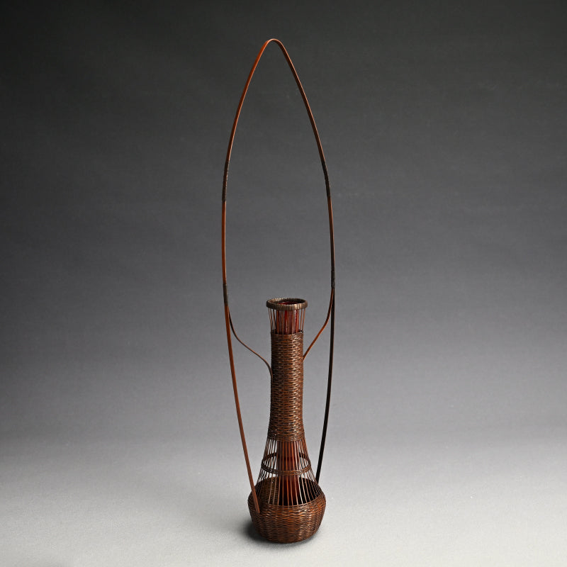 Elegant Japanese Ichirin Bamboo Basket ー森上 仁