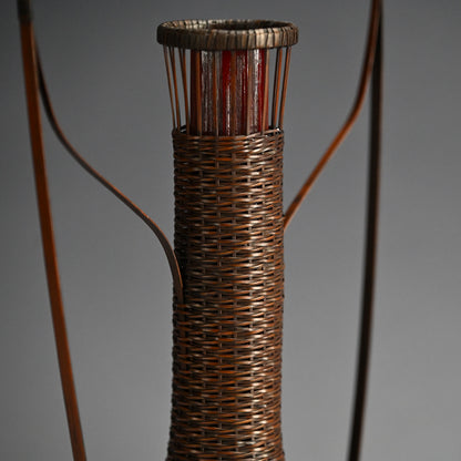 Elegant Japanese Ichirin Bamboo Basket ー森上 仁