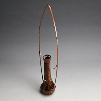 Elegant Japanese Ichirin Bamboo Basket ー森上 仁