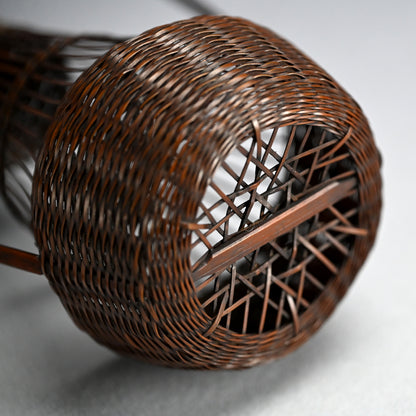 Elegant Japanese Ichirin Bamboo Basket ー森上 仁