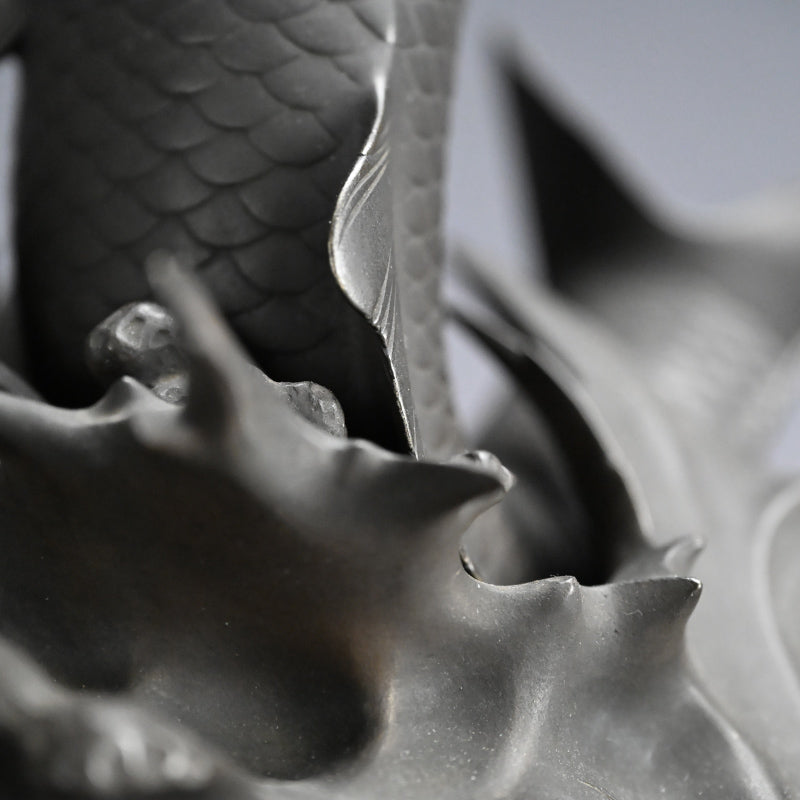 Antique Japanese Bronze Leaping Koi by Tsuda Joyo
