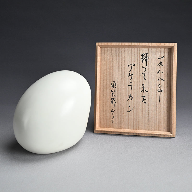 White Sculpture by Female Artist, 1989 ー須賀野 チイ "帰って来たアケラカン"