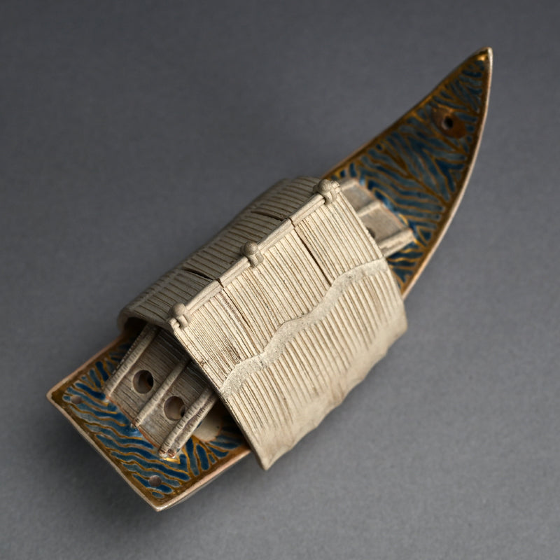 Antique Ninsei Koro Incense Burner ー宮川 (真葛) 香山 "古清水 香炉"