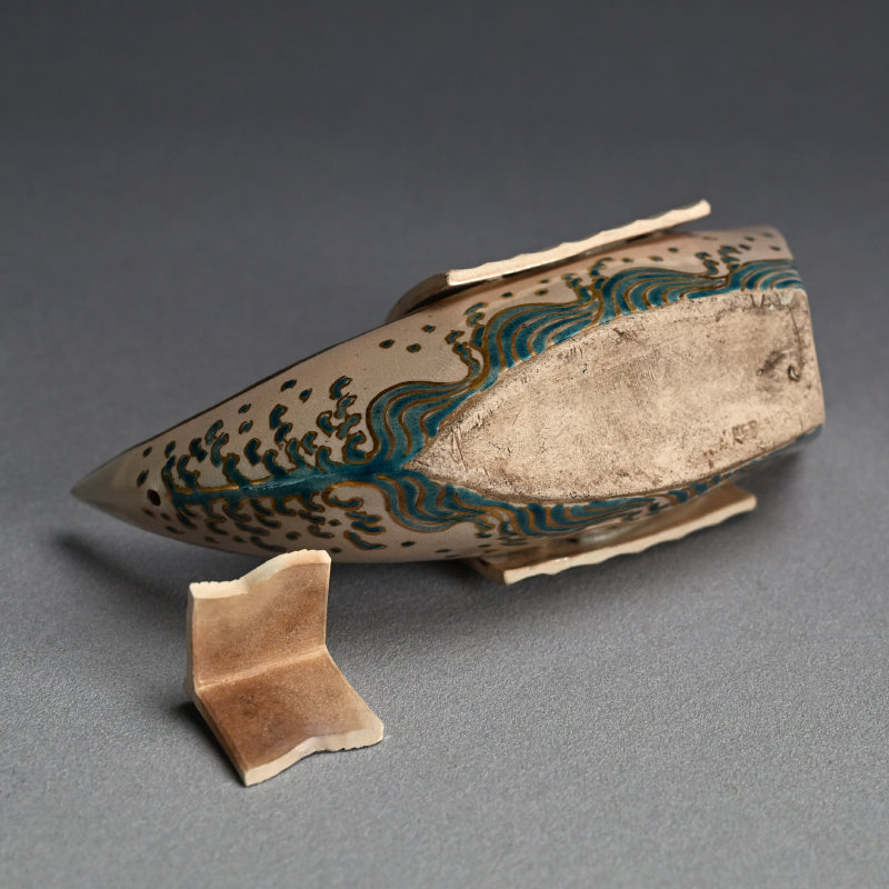 Antique Ninsei Koro Incense Burner ー宮川 (真葛) 香山 "古清水 香炉"