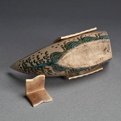 Antique Ninsei Koro Incense Burner ー宮川 (真葛) 香山 "古清水 香炉"