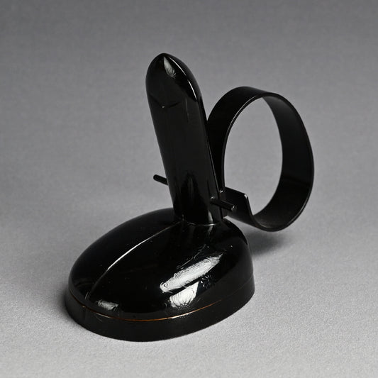 Exquisite Edo p. Kanmuri-shaped Lacquer Kogo Incense Case