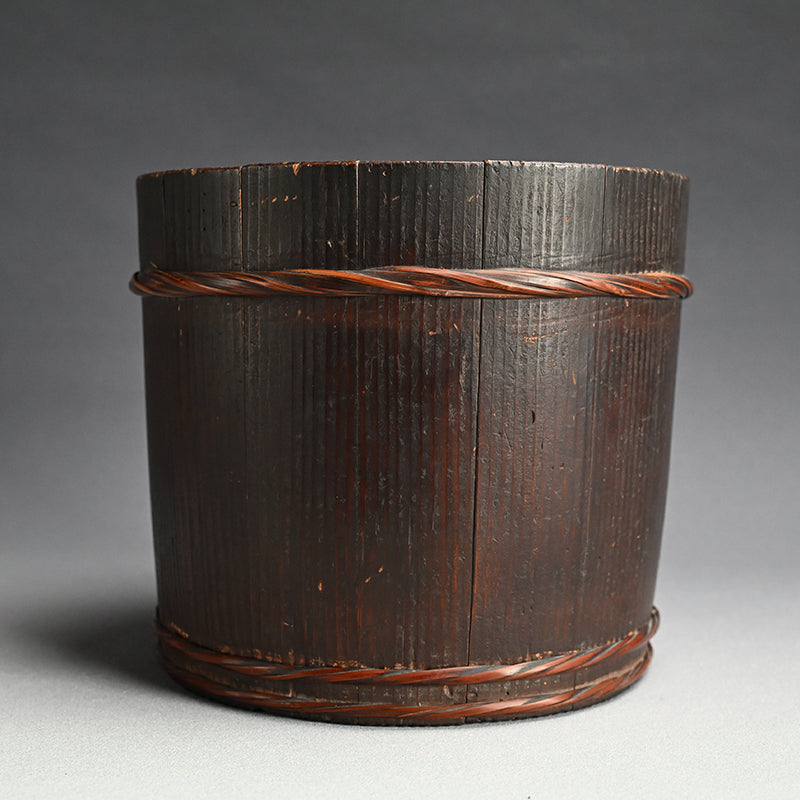 Unusual 19th c. Japanese Binkake Tea Brazier decorated with Skull
