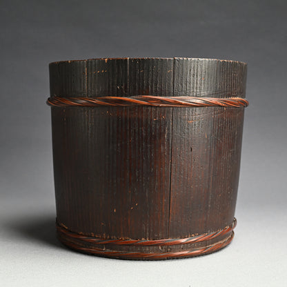 Unusual 19th c. Japanese Binkake Tea Brazier decorated with Skull