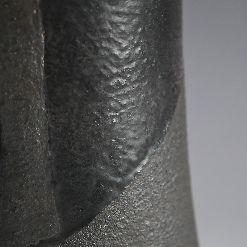 Museum Worthy Representative Vase ー佐伯 守美 "象嵌釉彩樹木文花瓶"