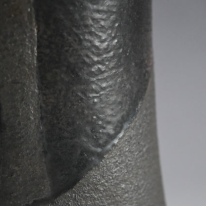 Museum Worthy Representative Vase ー佐伯 守美 "象嵌釉彩樹木文花瓶"