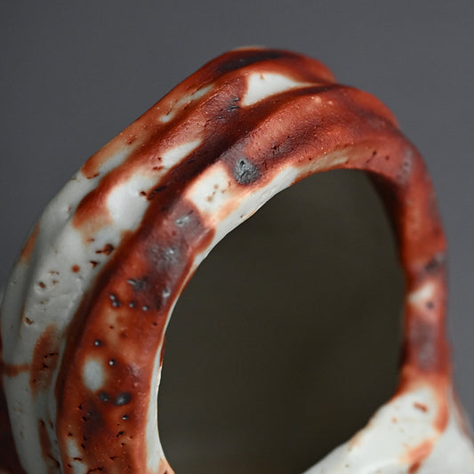 Sublime Shino Vase ー加藤 豊久 "志野花入"