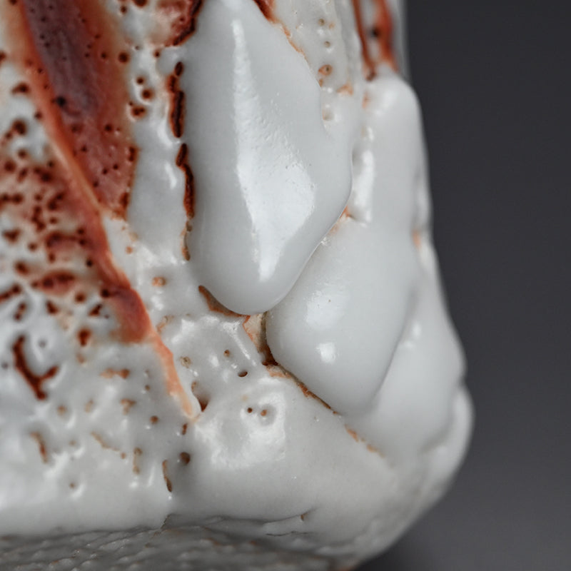 Sublime Shino Vase ー加藤 豊久 "志野花入"