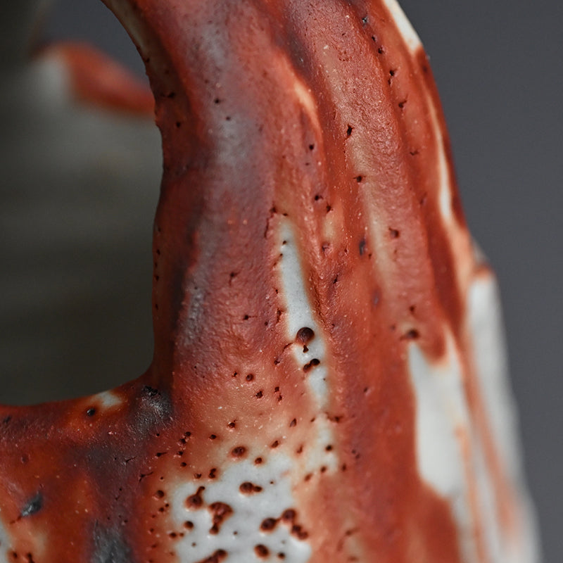 Sublime Shino Vase ー加藤 豊久 "志野花入"