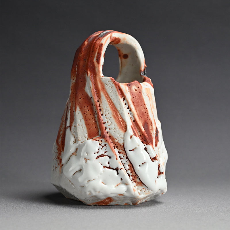 Sublime Shino Vase ー加藤 豊久 "志野花入"