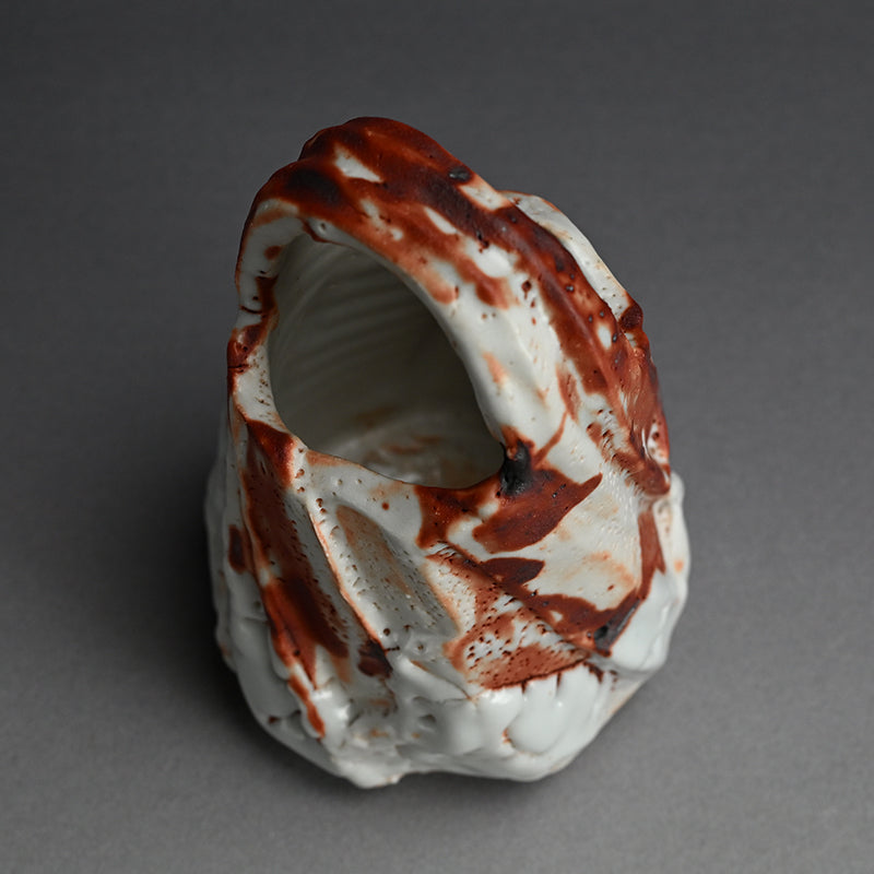 Sublime Shino Vase ー加藤 豊久 "志野花入"