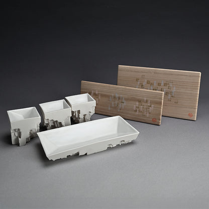 Contemporary 4 pc. Dish Set ー加藤 浩高