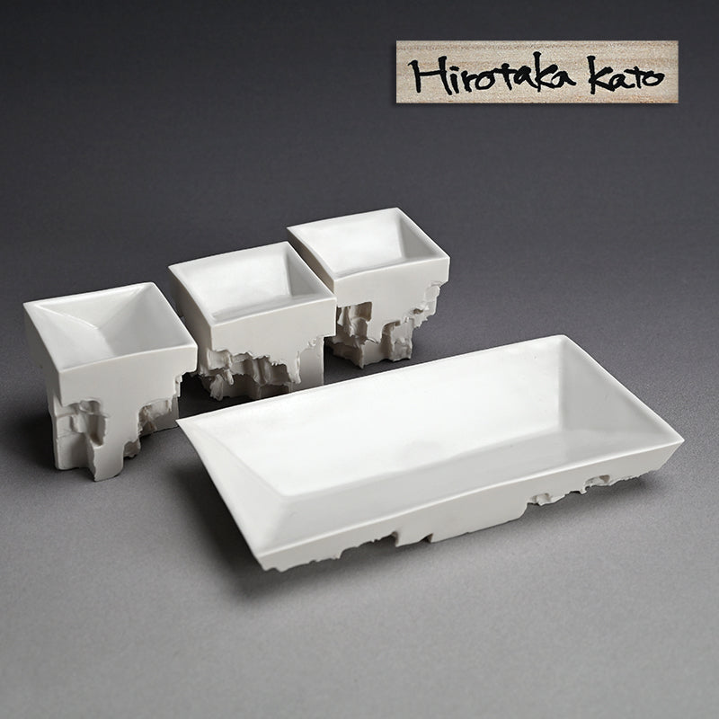 Contemporary 4 pc. Dish Set ー加藤 浩高