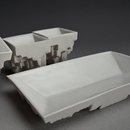 Contemporary 4 pc. Dish Set ー加藤 浩高