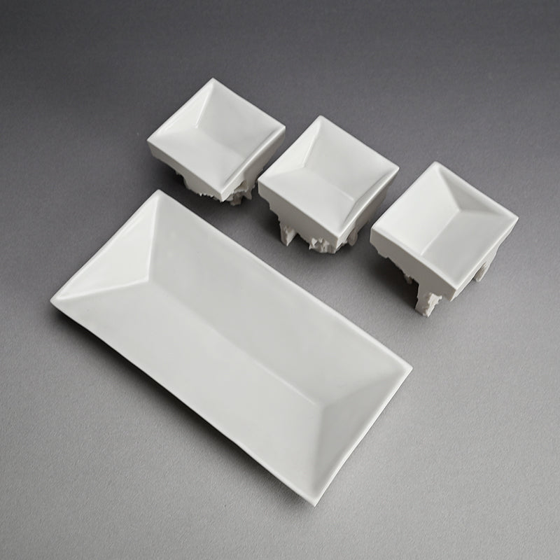 Contemporary 4 pc. Dish Set ー加藤 浩高