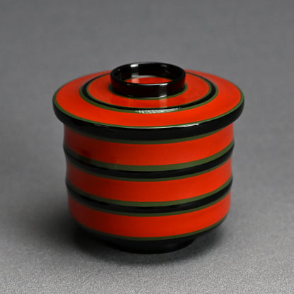 Set 5 Exquisite Kyoto Lacquer Kaiseki Soup Bowls