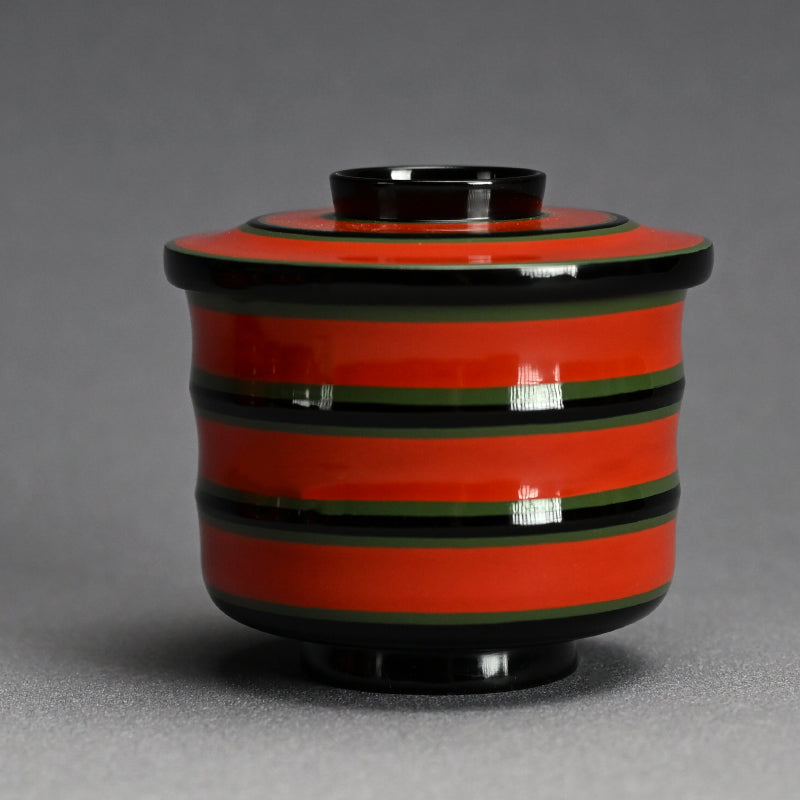 Set 5 Exquisite Kyoto Lacquer Kaiseki Soup Bowls