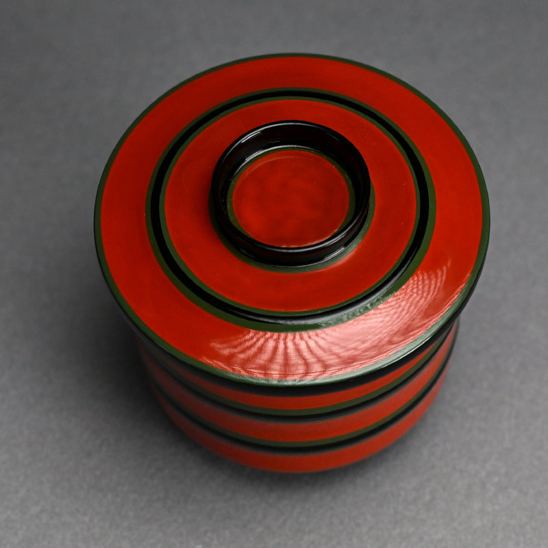 Set 5 Exquisite Kyoto Lacquer Kaiseki Soup Bowls
