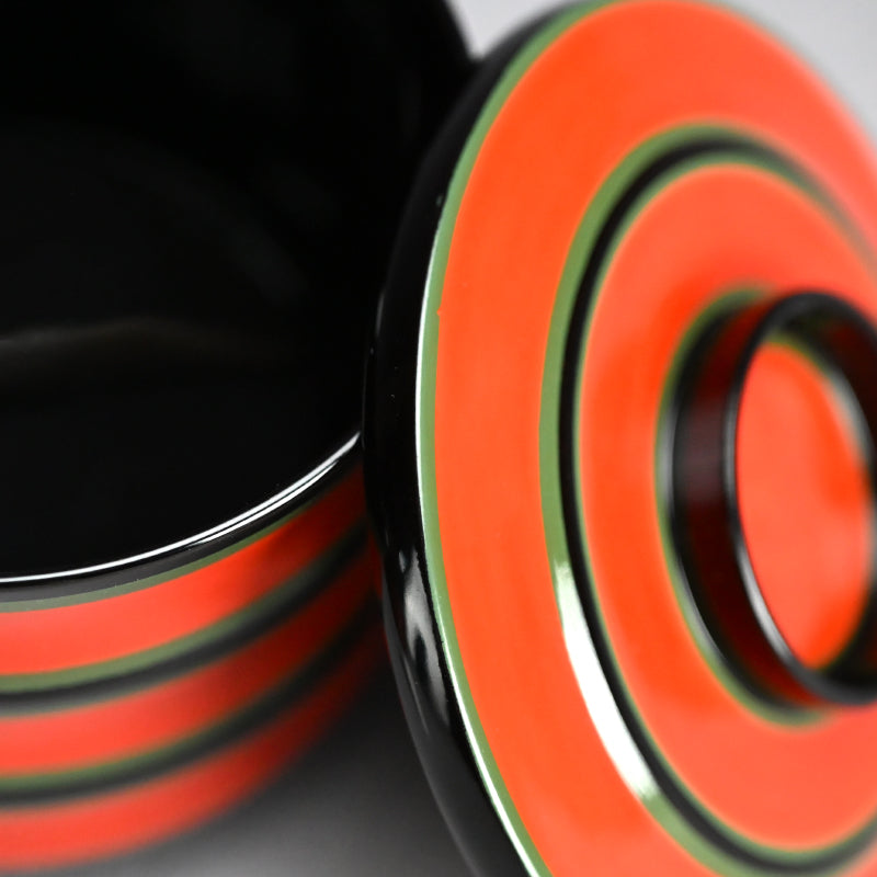 Set 5 Exquisite Kyoto Lacquer Kaiseki Soup Bowls