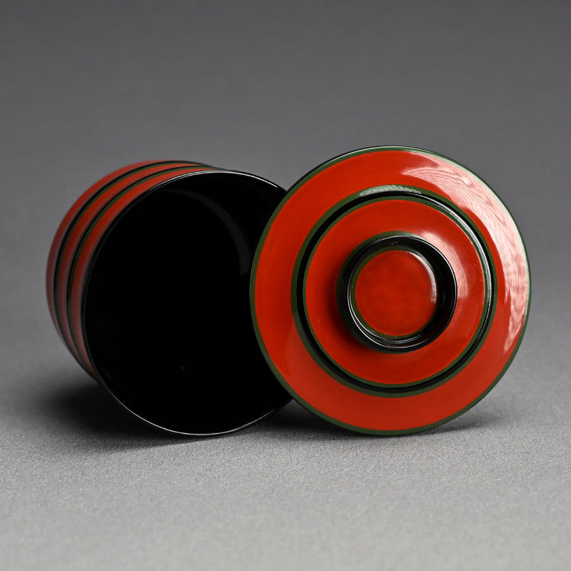 Set 5 Exquisite Kyoto Lacquer Kaiseki Soup Bowls