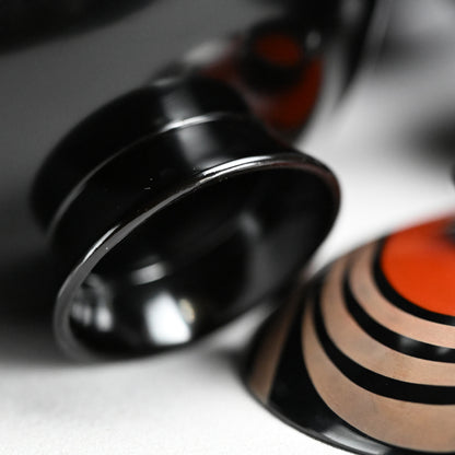 Set 10 Mid-Century Design Wajima Lacquer Bowls ー輪島塗 加藤 正 “御吸物椀”
