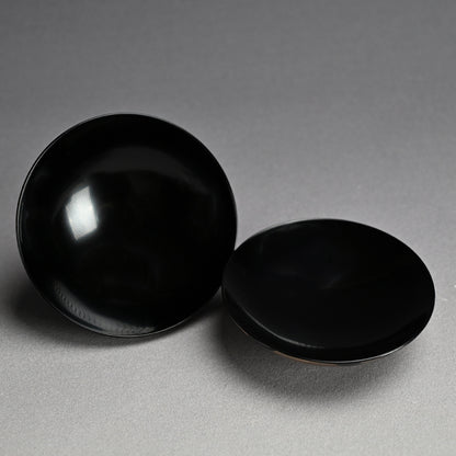 Set 10 Mid-Century Design Wajima Lacquer Bowls ー輪島塗 加藤 正 “御吸物椀”