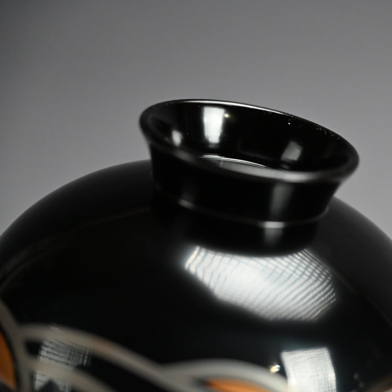 Set 10 Mid-Century Design Wajima Lacquer Bowls ー輪島塗 加藤 正 “御吸物椀”