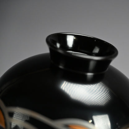 Set 10 Mid-Century Design Wajima Lacquer Bowls ー輪島塗 加藤 正 “御吸物椀”