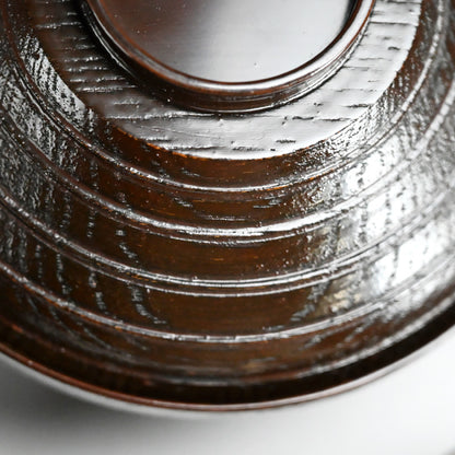 10 pc. Set Edo period Lacquered Soup Bowls