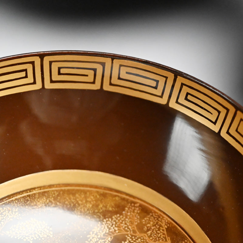10 pc. Set Edo period Lacquered Soup Bowls