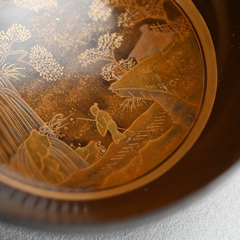 10 pc. Set Edo period Lacquered Soup Bowls