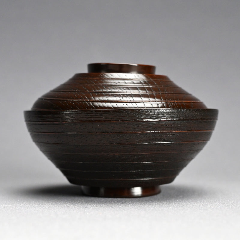 10 pc. Set Edo period Lacquered Soup Bowls