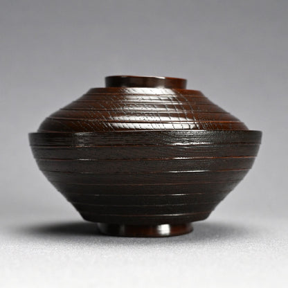 10 pc. Set Edo period Lacquered Soup Bowls