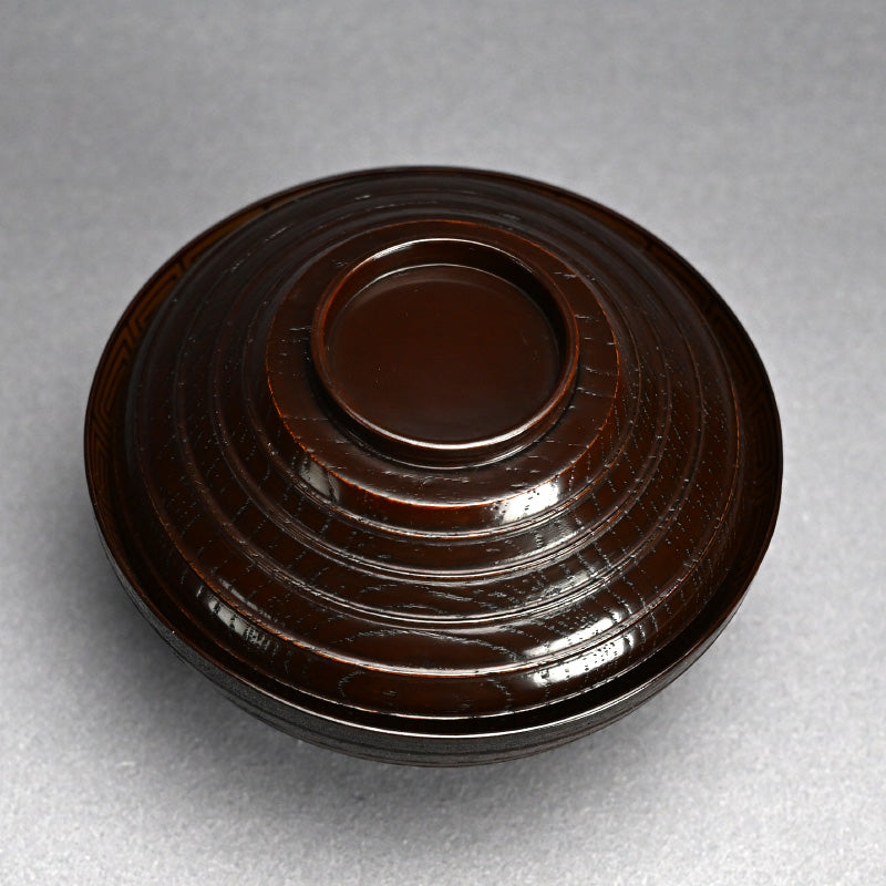 10 pc. Set Edo period Lacquered Soup Bowls