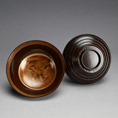 10 pc. Set Edo period Lacquered Soup Bowls